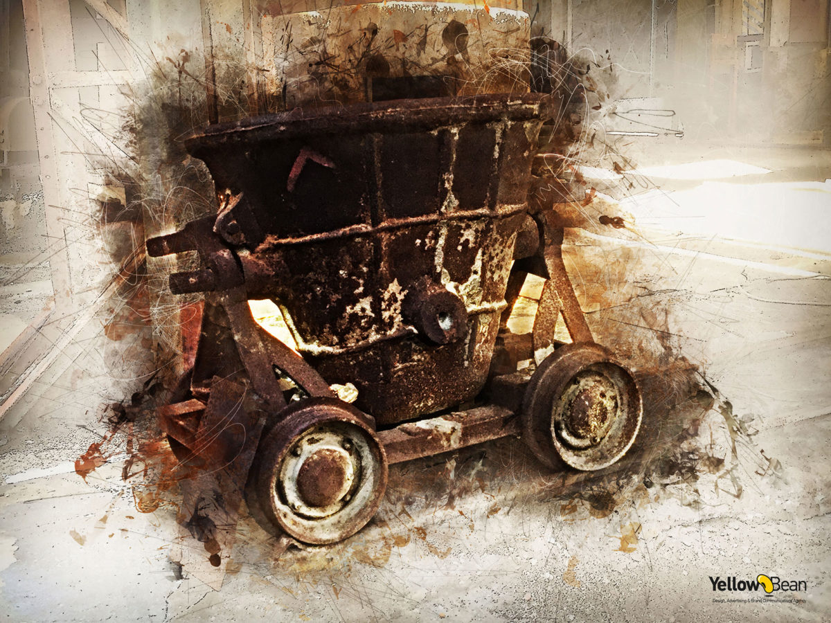 Lavrion, λαύριο, λαυριοτική, yellowbean, yellow bean, illustration, art, mines, lavrio mines, ορυχεία λαυρίου