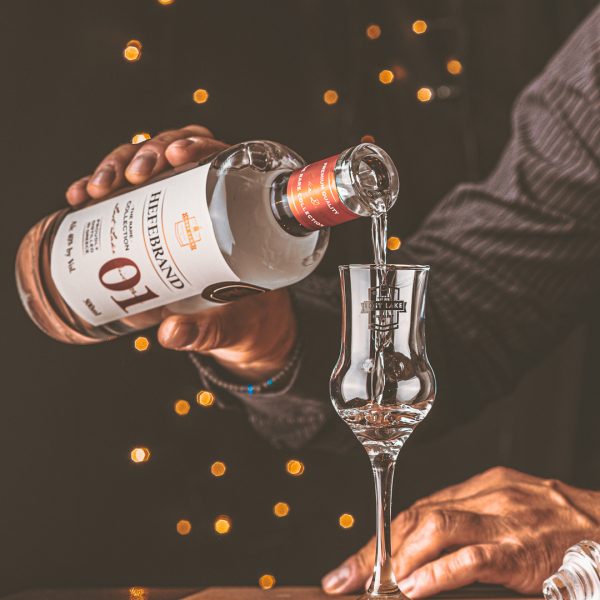 Lake Distillery and Yellow Bean packaging